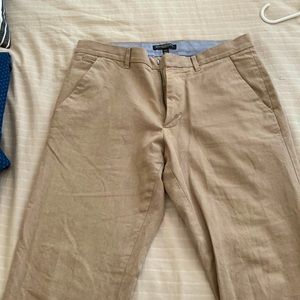Linen khaki pants